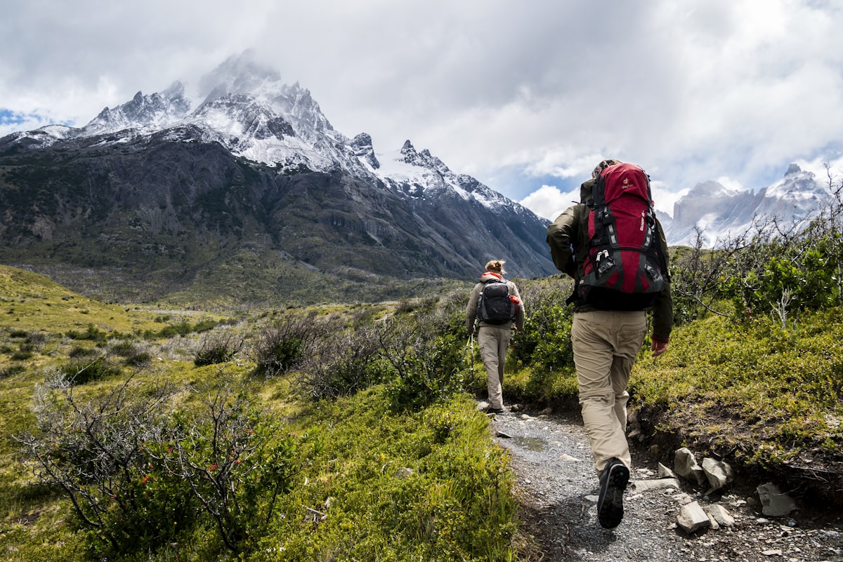 Woman hiking in nature — active lifestyle with semaglutide treatment